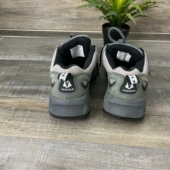 Vasque Olive Leather Nylon Low Top Hiking Shoe. Size 7 - Picture 4 of 11